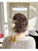 ヘアセット　成人式