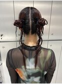 【新宿駅/新宿三丁目/ヘアセット/カチモリヘア/結婚式ヘア】