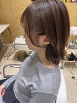 オブ ヘアー 自由が丘 ウエスト(Of HAIR WEST)&nbsp;顔周りも可愛く！外ハネミディアムボブ