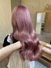 【2回目以降の方】カット+ブリーチ+カラー+トリートメント　￥19250
