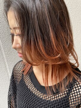 リットバイハレケ(Lit. by HAREKE) オレンジバレイヤージュ