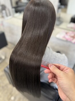 ランズ(LANDS)の写真/【駐車場完備/武庫之荘】カラーモチもUP◎芯から潤いたっぷりの極上ケアで、髪本来の美しさへと導きます♪