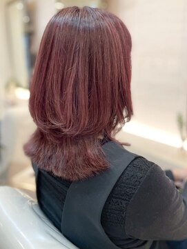 ザビー(THE B) 本八幡×チェリーレッド×ミディアムレイヤー