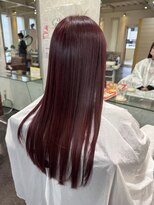 キャパジャストヘアー(CAPA just hair)&nbsp;ツヤ感重視のボルドーカラー