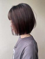 エクラート イーリス 高田馬場店(ECLART IriS)&nbsp;艶感マロングレージュ×大人丸みボブ