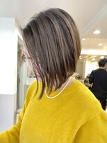 GRAFF 鎌倉 ショート ボブ  【グラフカマクラ】【3月下旬NEW OPEN（予定）】&nbsp;ニュアンスカラー前下がりショートボブ/前髪なしショート