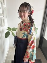 アンディ ニジュウサンド クリエイション(and D 23℃ creation)&nbsp;卒業式/ヘアセット/編みおろし