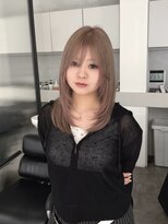 ブランコトレス 鏡島(BLANCO tres)&nbsp;ワンホンレイヤー/ミルクティーブロンド/ダークブルー/鏡島