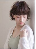 バングカール/透明感ブラウン/ショートレイヤーカット