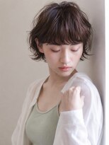 キース ヘアアンドメイク 恵比寿(kith. hair&make)&nbsp;バングカール/透明感ブラウン/ショートレイヤーカット