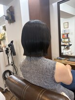 ヘアーサロン ラフリジー(Loufreasy)&nbsp;透明感たっぷり！地毛風カラー×顎下4センチ長めボブ