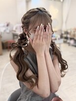 ヘアメイクアンドセットサロン リッコ(Hair make&set salon Ricco)&nbsp;ふわふわリボンツイン