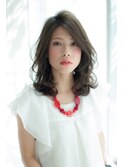 大人×かわいいミディアムパーマスタイル