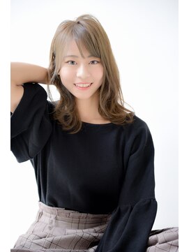 ルートバイエアー(Root by air) 【ROOT by air京都】外国人風透明感×くびれミディアムロブ☆