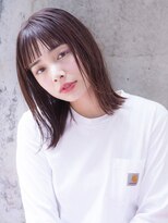 デート 下北沢(DATE)&nbsp;【Alan Smithee下北沢】切りっぱなしボブ×ショコラベージュ