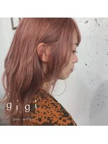 ジジ ヘアワークス(gigi hair works) ピンクベージュ