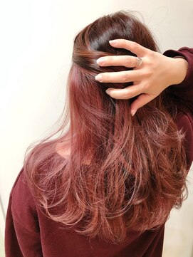 サロン マーニ(salon m ni) ロング×ピンクインナーカラー