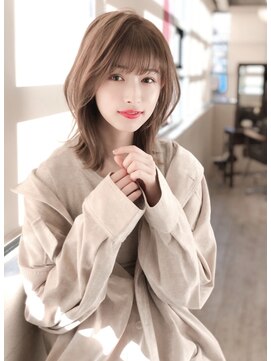 アリスバイアフロート 自由が丘(ALICe by AFLOAT) レイヤーくびれヘア(耳かけ毛先パーマイメチェン)