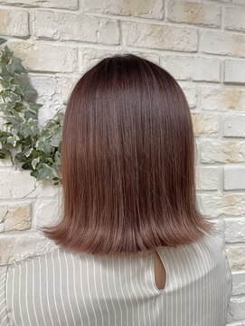 ミックリンクバイリッシュ(mic link by Riche) ピンク×ベージュ