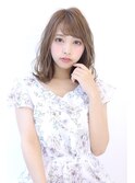 イメチェン前髪ひし形シルエットくびれエアリーミディ