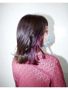 モードクラウド(MODE CLOUD hair design) ピンクパープルインナーカラー☆