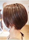 安定の前下がりショート