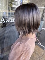 ヘアーデザイン アズール(Hair Design Azur) 【Azur】 ボブ×グレージュ