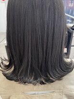 ガーデン タチカワ(garden tachikawa)&nbsp;ロブ×暗髪×ブリーチハイライト