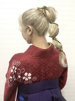 アールプラスヘアサロン(ar+ hair salon) 編み下ろし玉ねぎアレンジ/袴着付け/ヘアセット