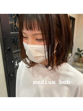 イオヘア('io HAIR) ワイドバング×ミィディアムボブ☆