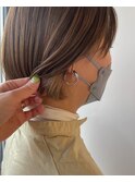 チラッとインナーベージュボブ