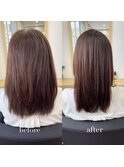 『髪質改善』ストレートエステ（縮毛矯正）（リタッチ可）