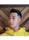 ＜理容室＞＜バーバー＞七三サイドパートバーバーカットフェード