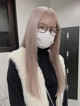 ベレーザシェルト(Beleza scelto) 2151外国人風カラーフリンジバングルーズヘアバニラベージュ