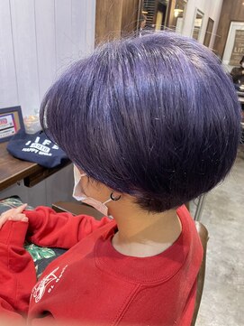 ギフト ヘアー サロン(gift hair salon) ハイトーンパープル