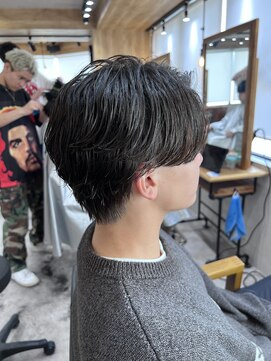 ブリーチ 原宿店(BLEACHi) 毛流れ/ニュアンスパーマ/センターパート/ウルフ