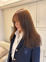 ベレーザ 渋谷(BELEZA)&nbsp;6774艶髪グレーベージュミルクティーアッシュ韓国レイヤーロング