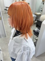 ユウル 横浜(juhl.)&nbsp;オレンジカラー/ケアブリーチ/ビタミンカラー/ダブルカラー