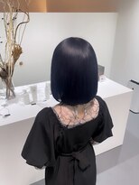 レフ(LEF)&nbsp;ネイビーブルー/ダブルカラー/ケアブリーチ/ハイトーン