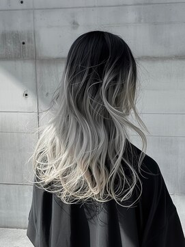 イル(iLe.) バレイヤージュウルフレイヤーロング/透明感カラー/イメチェン