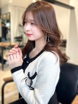 アリュウル 表参道(ALLURE) 大人可愛いこなれミディ＊レイヤーカット小顔顔周り前髪カット