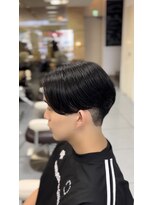 アッシュ 桜木町店(Ash)&nbsp;ニュアンスパーマセンターパート曲がる縮毛矯正メンズカット横浜