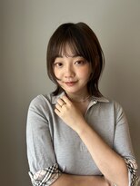 ガーランド (Garland)&nbsp;ミディアムレイヤー/顔まわりカット/オージュアカラー