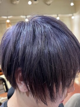 ヘアリゾート粋 ドゥオ 新宿南口店(dua) ワンブリーチで作るパープル！