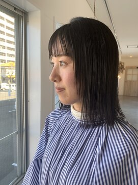 ハツ(HATSU) フェイスラインレイヤーボブ