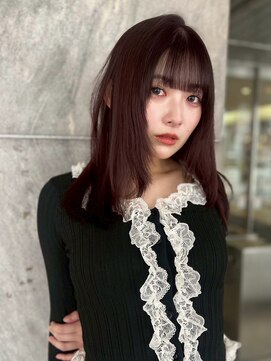 ユーフォリア 渋谷グランデ(Euphoria SHIBUYA GRANDE) 暖色ブラウン　透明感カラー　レイヤーカット　韓国ヘア