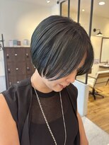 カグヤヒメ ドゥイ(kaguyahime doui) 10代20代30代40代 ショートヘア モスグリーンカラー