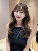 グロー 大宮(GLROW) 韓国ヘア オリーブベージュ レイヤーカット