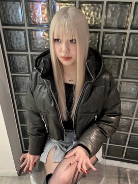 ペレ アネックス 大阪梅田茶屋町店(PELE ANNEX) くびれヘア/アプリコットオレンジ/夏のヘアアレンジ/梅田