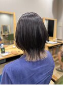 インナーカラー/くびれボブ/ボブレイヤー/ミディアムレイヤー